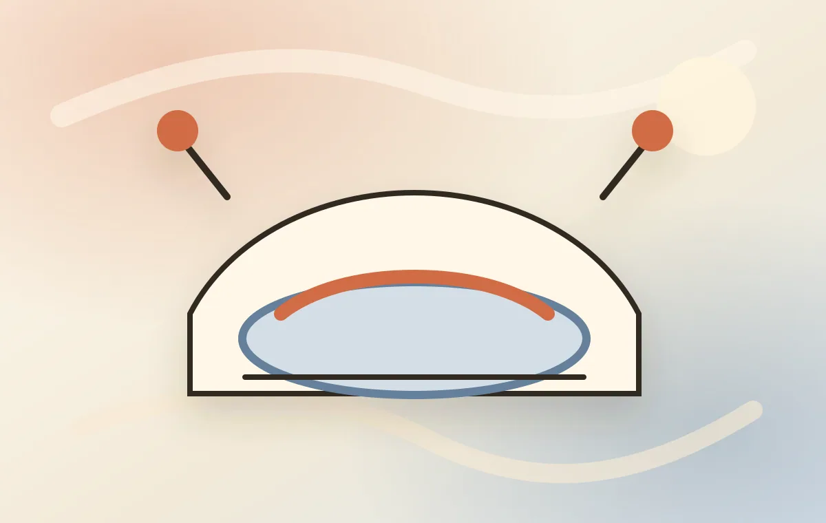Illustration with a stadium and floodlights for accommodation near Dinamo Stadium