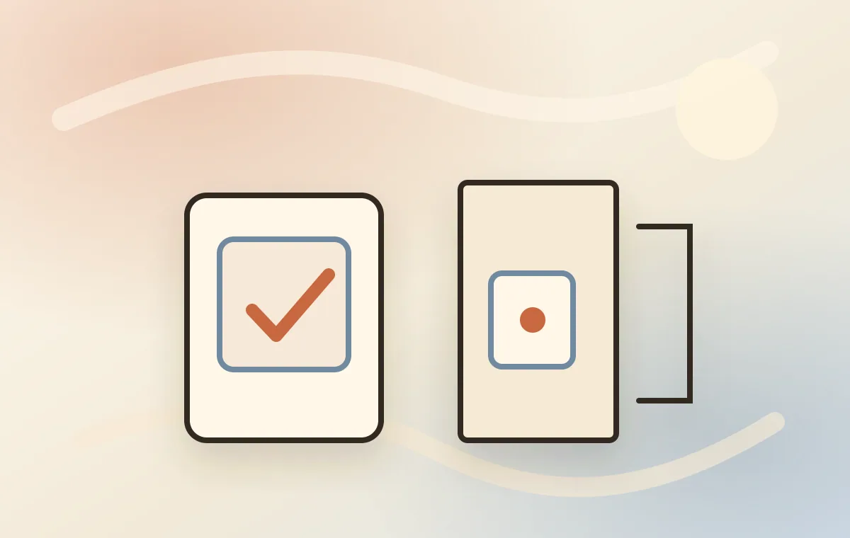 Illustration with phone, access code and key box for self check-in